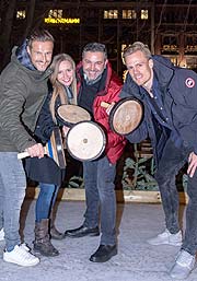 Munich Connexxxions Sieger-Team Christian Fischer, Sarah Hausmann, Pedro da Silva und Max Stapf (©Foto: Christian Habel)